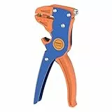LEENUE Abisolierzange, 2-in-1 Abisolierwerkzeug, Automatische Abisolierzange für 0,2-6,0mm² Elektrokabel, Kabelabisolierer und Drahtschneider für Industrielle und Private Elektrische Reparature