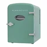 Flamingueo Mini Kühlschrank 4L - Kühlschrank Klein, 12V/220V, Funktion Kühlen und Heizen, Kleiner Kühlschrank, Kühlschrank Mini, Kosmetik Kühlschrank