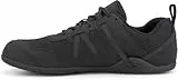 Xero Shoes Prio Herren Barfußschuhe — Laufschuhe für Herren, Nullabsatz, minimalistisch, Breite Zehenbox, Leichtgewichtige Trainingskleidung — Schwarz, Größe 44 EU