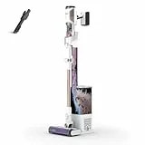 Shark Detect Clean & Empty Akku-Staubsauger, kraftvolle Saugkraft mit DirtDetect-Technologie, selbstleerender 2-l-Basisstation, 60 Min. Laufzeit, Anti Hair Wrap, Staub-Fugendüse, Weiß IW3612EU