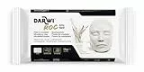DARWI - DA0831000000C - Un Pain de Pâte à Modeler Naturelle - Malléable - séchage à l'air libre - Blanc - 1 KG - Prête à l'emploi - Autodurcissante - Très résistante - Pour Artistes - DARWI ROC