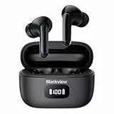 Bluetooth Kopfhörer Kabellos In Ear, Blackview Wireless Earbuds mit 4 ENC & ANC Noise Cancelling Mikrofon, 56 Std Spielzeit, HiFi Bass, LED Anzeige, IPX7 Wasserdicht, Bluetooth 5.3 für Sport