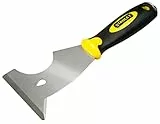 STANLEY Multifunktionsspachtel Spachtel für Werkstatt(22,4 cm Länge, 76 mm Klingenbreite, Spitzklinge, Bi-Material Handgriff) 0-28-206