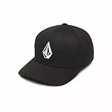 Volcom Herren Full Stone Flexfit Hat Cap, schwarz, S