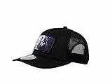 SABBOT Wolf II Herren Cap, Moderne Basecap mit gesticktem Patch, Stylisch, Urban Look, Verstellbar, Atmungsaktiv, Ideal für Freizeit und Streetwear (Schwarz)