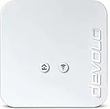 devolo WLAN Powerline Adapter, dLAN 550 WiFi Erweiterungsadapter -bis zu 500 Mbit/s, Mesh WLAN Verstärker, WLAN Steckdose, 1x LAN Anschluss, weiß