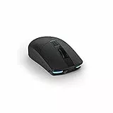 uRage Gaming-Maus “Reaper 310 Unleashed”, schwarz, Anti-Rutsch-Beschichtung, Omron Click Switches, 10.000-dpi-Avago-Sensor, kabellos, inkl. Gaming-Software