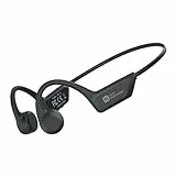 HIFI WALKER T10Lite Knochenschall Kopfhörer Kabellos Bluetooth 6.0, Sport Kopfhörer für Laufen, Radfahren, Wandern, Open Ear Design, HiFi-Treiber, 18H Akku und nur 28g leicht