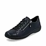 Remonte Damen Low-Top Sneaker D0700, Frauen Halbschuhe,lose Einlage,wasserabweisend,remonteTEX,Freizeit,sportlich,straßenschuhe,blau Kombi (14),44 EU