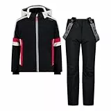 CMP Mädchen Skiset Skijacke Skihose Kid G Set Jacket and Pant, Farbe:Mehrfarbig, Artikel:-U423 antracite, Größe:152