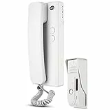 REV Sprechanlage, Gegensprechanlage mit Türöffner, 230VAC, Alarmfunkt., Weiss