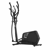 KETTLER Crosstrainer mit manuell Verstellbarer Magnetbremse, Unix 200, 124 x 56 x 150 cm, max. 130 kg Benutzergewicht, 36 cm Schrittlänge, LCD-Anzeige