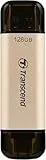 Transcend Jetflash 930C 128GB Dual USB Stick, Gold |USB-A & USB-C |Bis zu 420MB/s|Robustes Metallic-Gehäuse |Ideal für iPhone 15/16/17, iPad, MacBook, PC & Gaming (PS5/Xbox)