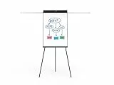 Legamaster 7-152900 Universal Flipchart Triangle Dreibein, werkzeugloser Aufbau, schwarz