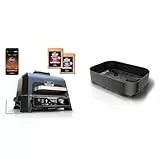 Ninja Woodfire Pro Connect XL Elektrischer BBQ Smoker Grill & Korb, Kompatibel mit Elektrogrill, Offizielles Zubehör XSKCRISPBTEUK