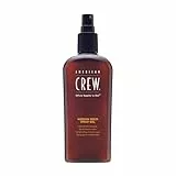 AMERICAN CREW – Medium Hold Spray Gel, 250 ml, Stylingspray für Männer, Sprühfestiger für mittelstarken Halt & natürlichen Glanz, Styling und Finish Haarprodukt, Pflege & Feuchtigkeit fürs Haar