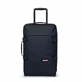 Eastpak Tranverz S Cabin Luggage 42L (51 x 32.5 x 24 cm), Durable Rolling Suitcase, Lightweight Carry-On with Double Compartments, Telescopic Handle & TSA Lock - Ultra Marine