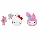 L.O.L. Surprise! Loves Hello Kitty Reversible Plush Surprise - Plüschfiguren von Sanrio mit Passendem LOL Tot, 5 Überraschungen UNT Schlüsselanhänger zum Mitnehmen, ab 4 Jahren