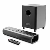 MAJORITY Naga 40 Plus Soundbar Für TV Geräte | 200W 2.1 Soundsystem | Bluetooth Soundbar mit Subwoofer | Sound Bar HDMI ARC | Wandmontage Home Cinema Sound System | Inklusive Fernbedienung