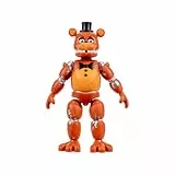 Jazwares Five Nights at Freddy’s FNF0104 - Withered Freddy - 12,5 cm - bewegliche Figur mit Schreckfunktion und Augen, die im Dunkeln leuchten - offizielle Figur