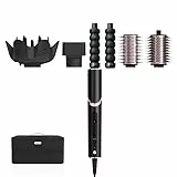 Shark FlexStyle 5-in-1 Luftstyler & Haartrockner, Auto-Wrap-Lockenaufsatz, Paddle-Bürste, Ovalbürste, Konzentrator, Diffusor, Aufbewahrungskoffer, Keine Hitzeschäden, Schwarz, Roségold, HD446EU
