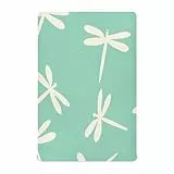 Oliver Jeffers Style Libelle Marshmallow Jade Muslimische Kinderbettlaken für Kleinkinder, 132 x 71 cm, Sabanas para cunas de ni?a