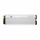 Corsair MP600 PRO LPX 1TB M.2 NVMe PCIe x4 Gen4 SSD - Optimiert Für PS5 (Bis zu 7.100 MB/Sek. Sequentielle Lese- Und 5.800 MB/Sek. Sequentielle Schreibgeschwindigkeiten, Kompakter Formfaktor) Weiß