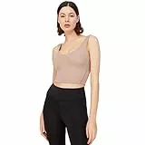 LOS OJOS V-Neck Sport BH - Medium Support gepolsterter Sport-BH für Damen