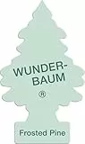 WUNDER-BAUM Auto-Lufterfrischer I Anhänger für langanhaltenden Duft im Auto oder zu Hause I Frosted Pine , 1 Stück