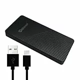 PROSmart Akkupack, USB Type-C 10000mAh wiederaufladbare Powerbank für beheizte Weste und beheizte Westen (Schwarz)