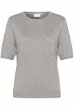KAFFE Damen Strickpullover KAlizza Damen Pullover Kurzarm Casual Rundhals Basic Strickpullover Lässige Pulli Kurzarm