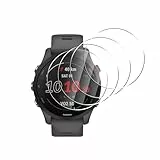 Anoowkoa Panzerglas für Garmin Forerunner 255 4 Stück Schutzfolie 9H Härte Gehärtete Folie HD Vollbild Handyfolie Hartglas Anti-Kratzer Displayfolie