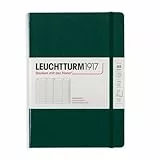 LEUCHTTURM1917 370360 Adressbuch Medium (A5), Hardcover, Forest Green