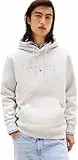 Tommy Jeans Herren Hoodie Linear Logo mit Kapuze, Grau (Lt Grey Htr Multi), L