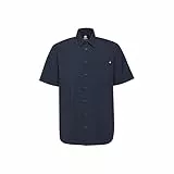 Mammut Lenni Shirt Men | Outdoor Hemd für Herren, Atmungsaktiv, Kurzarm | Marine-Black, XXL