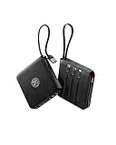 Coowisty Powerbank 22,5W Power Bank mit Kabel 20000mAh USB-C Schnellladung Klein Externe Handyakkus & LED-Display Tragbares Ladegerät Kompatibel mit iPhone 17 16 15 14 Xiaomi Mini Samsung iPad