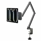 Spigen OneTap Clamp Tablet Halterung für Bett und Tisch, 360° Drehung & Verstellbarer Arm【Inklusive OneTap-Ring】 Kompatibel mit iPad Pro Air Mini, Galaxy Tab und Anderen Geräten - Space Grau