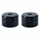 Hoite 32-mm-Federungs-Topcap-Werkzeug – CNC-Aluminium für Fahrradfederungsteile, passend für 3/8-Zoll-Treiber, kompatibel mit Fox-Gabeln