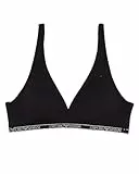 EMPORIO ARMANI Damen Removable Pads Bralette BH, Black, Large