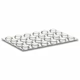 homeXpert Gummipuffer CLEAR Koni selbstklebend Ø 12,7 mm (Stk. 24) - Transparent - Schutzpuffer, Anschlagpuffer, Türpuffer sowie Anschlagdämpfer für Schranktüren oder als Antirutsch pads Gummifüße