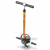 SKS GERMANY RENNKOMPRESSOR E.V.A. Standpumpe (Luftpumpe für alle Ventilarten, Präzisionsmanometer, Metallrohr, Gussfuß, Holzgriff, max. Druck: 16 bar / 232 PSI)