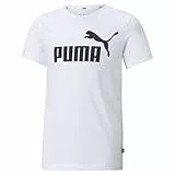 PUMA Jungen ESS No. 1 Logo Tee B T-Shirts, PUMA White, 164