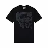 T-Shirt Fox Image Skull PREM Black L