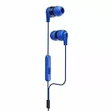 Skullcandy Ink'd+ Kabelgebundener In-Ear Kopfhörer, Mikro, Kompatibel mit Bluetooth-Geräten und Computern - Blau