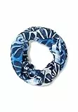 Cecil Loop Schal mit grafischem Muster universal blue A