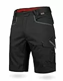 WÜRTH MODYF Arbeitsshorts Stretch X - professionelle Arbeitshose für Herren - Arbeitsshorts mit Reißverschluss - in der Größe 50 in Schwarz