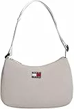 Tommy Jeans Damen Handtasche Daily Shoulder mit Reißverschluss, Beige (Stone), Einheitsgröße