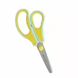 Westcott GRIPEEZE Kinderschere Gelb Linkshänder | Schere mit ergonomischem Griff für Vorschulkinder | Bastelschere 14 cm ideal für Kinderhände | Sicherheit durch abgerundete Spitze | E-21573 00