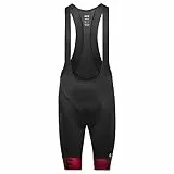 GORE WEAR Herren C5 Opti Trägerhose+ Kurze, Black/Red, L EU
