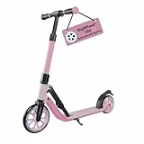 HUDORA BigWheel® 180 Advanced Junior - Hochwertiger & sicherer Kinder Roller ab 3 Jahre - Zusammenklappbarer City Roller mit Reflektoren - Höhenjustierbarer Scooter für Jungen & Mädchen bis 60 kg